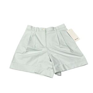 NWT Lululemon Lululinen HR Woman’s Shorts 6 Inch Size 29 Pleated Baby Blue $98